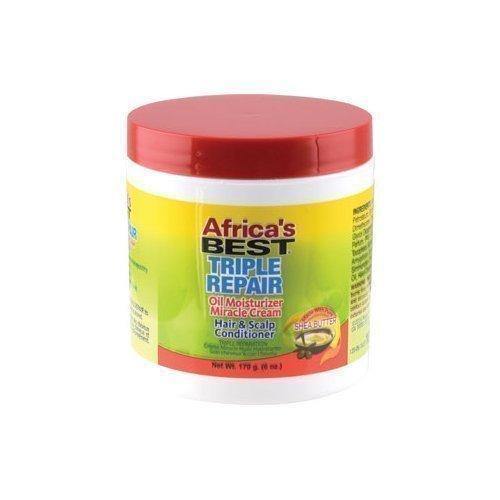 Africa's Best Triple Repair Oil Moisturizer Miracle Cream with Shea Butter- 6oz - True Elegance Beauty Supply