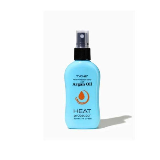 Tyche Argan Oil Heat Protectant Spray- 2.7oz - True Elegance Beauty Supply