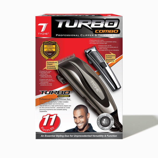 Tyche Professional Clipper & Trimmer Duo - Turbo Combo - True Elegance Beauty Supply