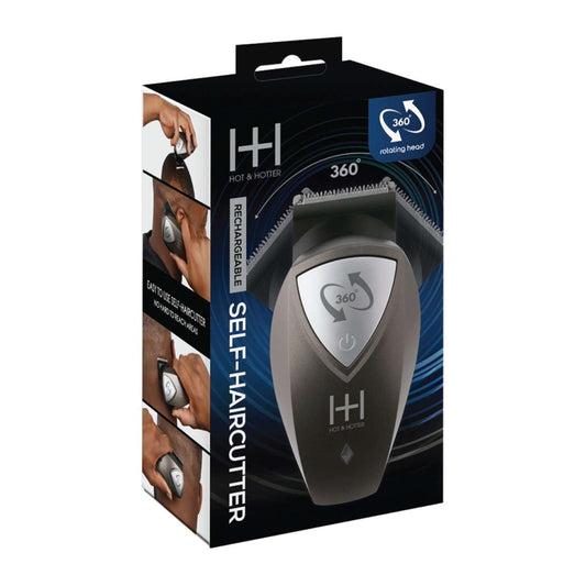 Rechargeable self-hair cutter by Hot & Hotter, Shave three sixty degrees