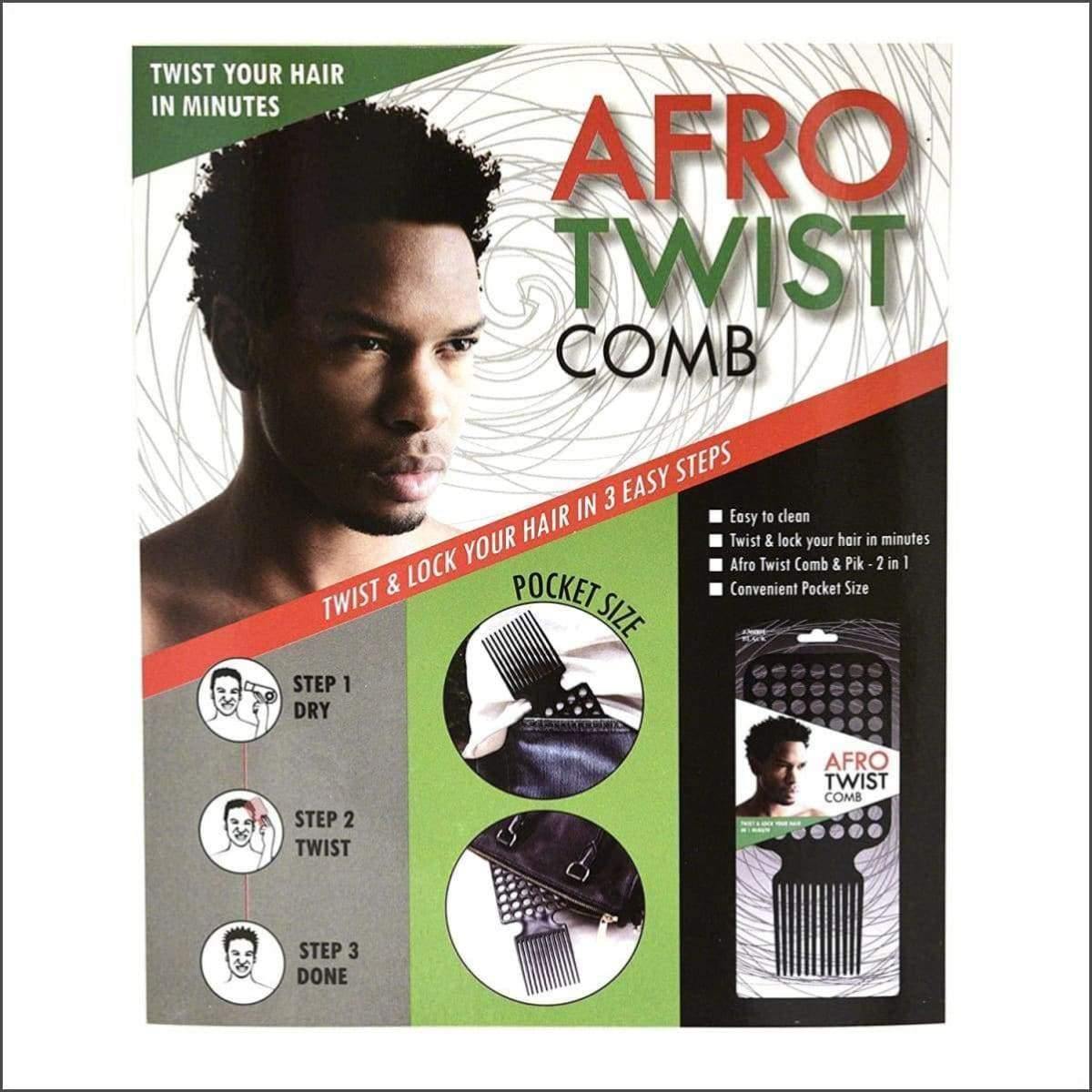 Afro Twist Comb - True Elegance Beauty Supply