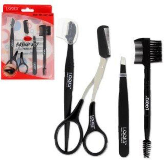 Brow Shaping Grooming Kit - 4pc kit - True Elegance Beauty Supply