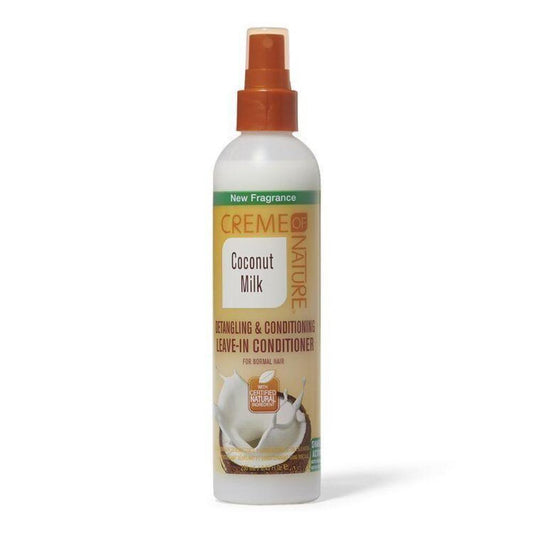 Coconut Milk Detangling & Conditioning Leave-In Conditioner by Cream of Nature - True Elegance Beauty Supply