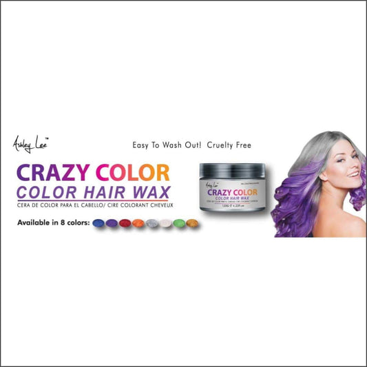 Crazy Color Hair Wax by Ashley Lee - 8 Colors Available - True Elegance Beauty Supply