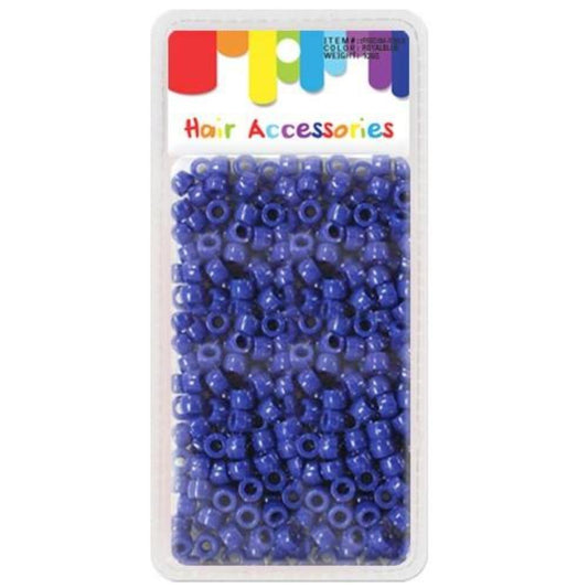 Blue Deluxe Plastic Bead - Royal Blue Medium Pack - True Elegance Beauty Supply
