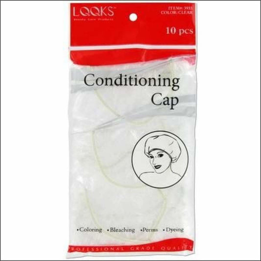 Disposal Conditioning Plastic Shower Caps-Clear - True Elegance Beauty Supply