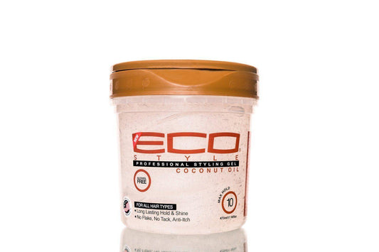 Eco Styling Gel Coconut Oil - 8oz - True Elegance Beauty Supply