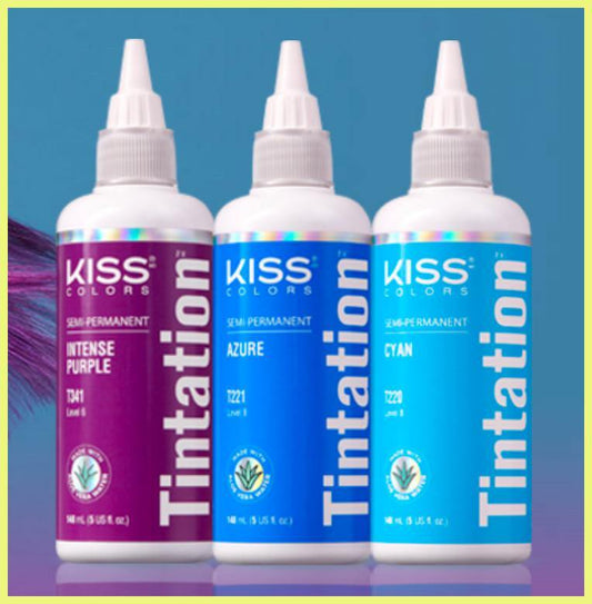 Kiss Colors Tintation Semi Permanent Hair Colors - True Elegance Beauty Supply