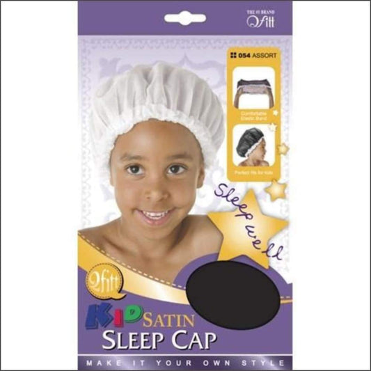 Kids Size Satin Sleep Cap/Bonnet - True Elegance Beauty Supply