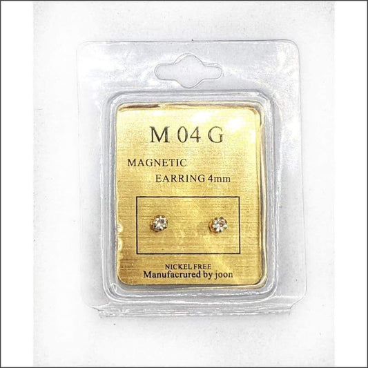 Magnetic Earrings 4mm Nickle Free - True Elegance Beauty Supply