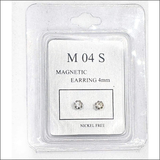 Magnetic Earrings 4mm Nickle Free - True Elegance Beauty Supply