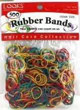 Small Assorted Colors Rubber Bands (0.5 inch diameter) 500 pack