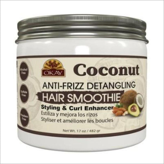 OKAY Coconut Anti-Frizz Detangling Hair Smoothie - True Elegance Beauty Supply