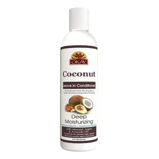 OKAY Coconut Deep Moisturizing Leave-in Conditioner 8 oz - True Elegance Beauty Supply
