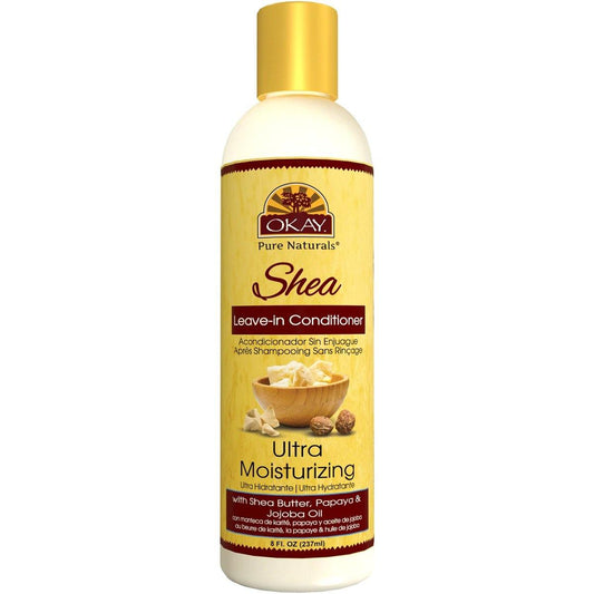 Pure Naturals Shea Ultra Moisturizing Leave-in Conditioner by OKAY 8 oz - True Elegance Beauty Supply