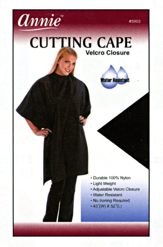 Professional Cutting Cape- Black Cutting Cape Youngs GA