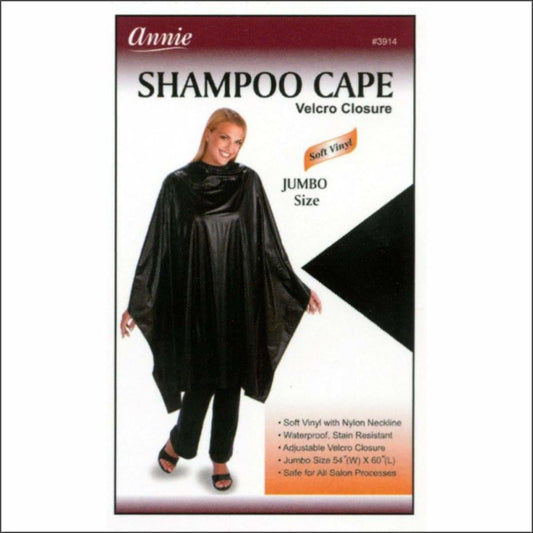Professional Shampoo Cape- Black Shampoo Cape Youngs GA