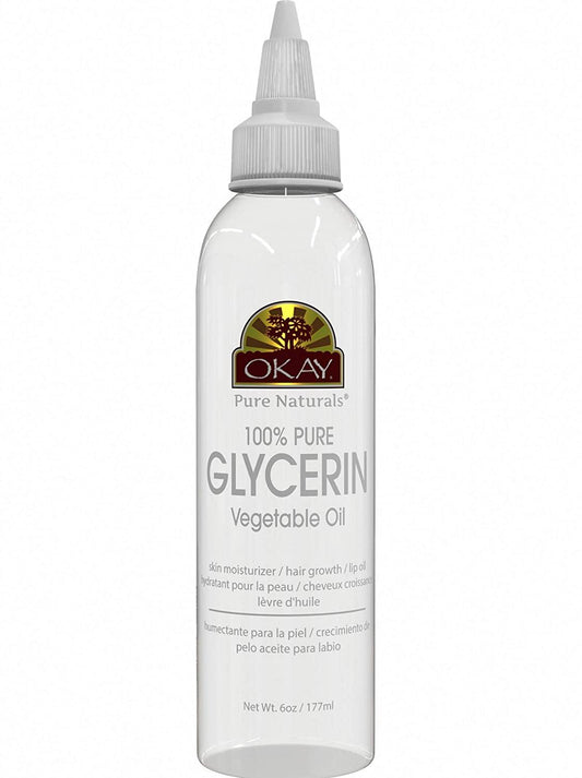 Pure Glycerin Oil 100% for Hair & Skin 6oz - True Elegance Beauty Supply