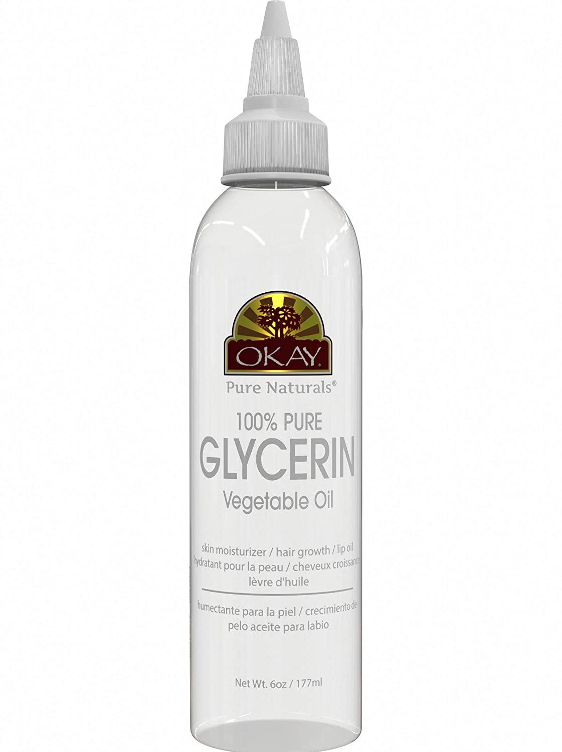 Pure Glycerin Oil 100% for Hair & Skin 6oz - True Elegance Beauty Supply