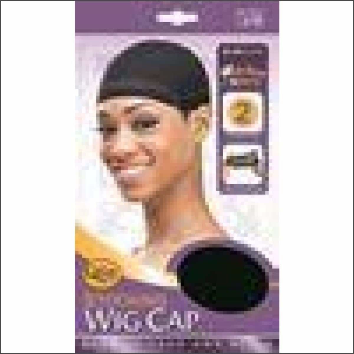 Stocking Wig Cap- 2 pc per pack Styling Lqqks Black 