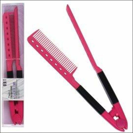 Straightening and Flat Iron Chase Comb- multiple colors available - True Elegance Beauty Supply