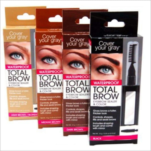 Total Brow Waterproof Eyebrow Tint by Cover your Gray - True Elegance Beauty Supply