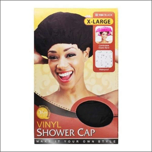 Extra Large Vinyl Shower Cap - True Elegance Beauty Supply